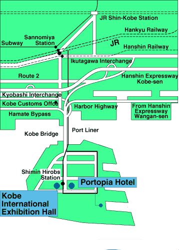 kobe map